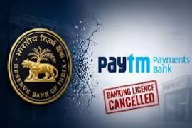 RBI has cancelled the banking license of Paytm Payments Bank Limited